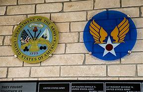 Army and Army Air Corps Military Seals.