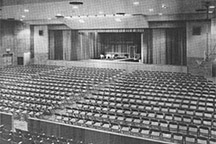 Peace Memorial Auditorium Interior, 1955.