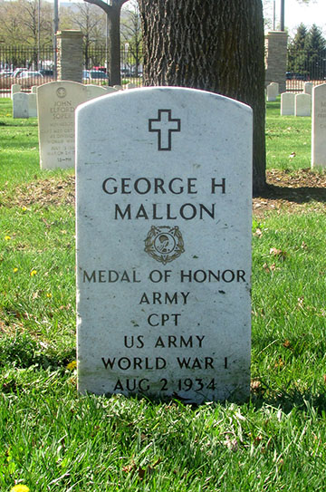 George Mallon grave - Fort Snelling National Cemetery, Minneapolis, MN.