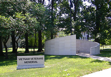 Vietnam War Memorial at K-State.