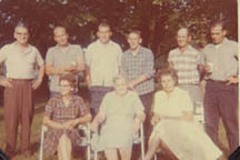 Edward, Bill, Don, Bob, Albert, Carl, Ethel, Mom and Betty, September, 1962.