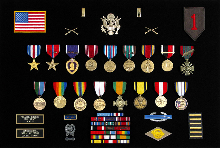 Walter Ehlers' Patches and Medals.