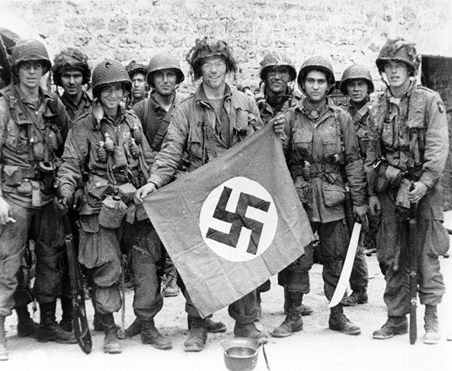 Members of the 502nd Parachute Infantry Reg, 101st Airborne Div.