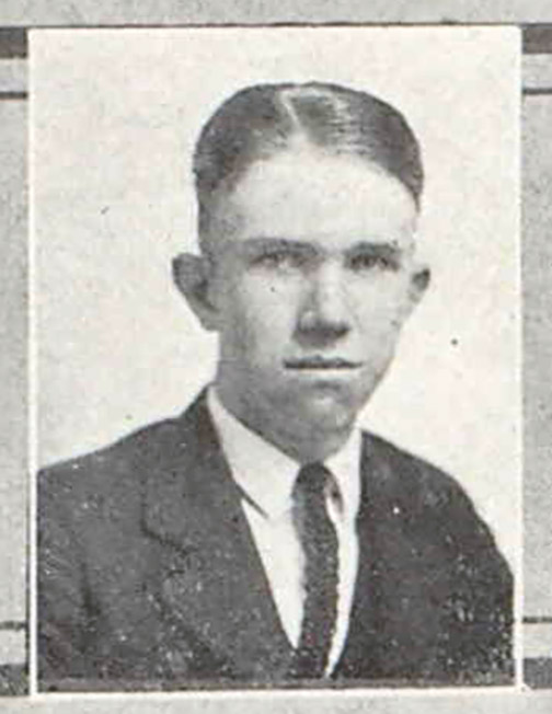 Donald Fulton - photo from 1924 Blue M Yearbook.
