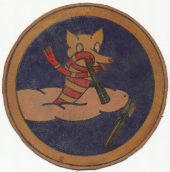 Insignia of the 561st Bomber Squadron - The Flying Weasels.
