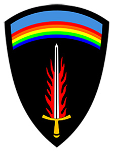 Shoulder patch of the Supreme Headquarters,
Allied Expeditionary Force.