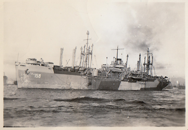 U.S.S. Newberry, image is public domain.