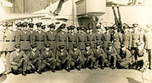 Marine detachment photographed before the USS Nashville was attacked. Buckner should be among this group.
