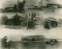Collage of images showing the area of Cedar Point, where Sauble spent much of his life (courtesy Pat Sauble).