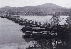 Hodges Bridge, named for General Hodges, commander of the First Army built near the end of the war.